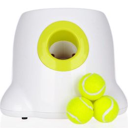Dog pet toys Tennis Launcher Automatic throwing machine pet Ball throw device 3/6/9m Section emission with 3 balls295m