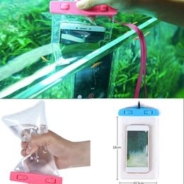 Storage Bags 1pc Hermetic Waterproof Mobile Phone With Strap Protective Case Cover 3.5-6 Inch Electronic Product Swimming Sport BagStorage