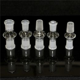 Smoking Glass Bong Adapter Converter Hookah 10mm Female to 14mm Male 18mm Thick Pyrex Oil Rig Adaptor