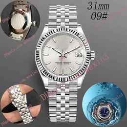 women watch quality stainless steel corrosion resistant case. Waterproof High precision automatic machine movement bracelet. 31mm dial classic night light clock