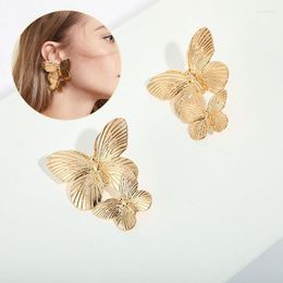 Stud Vintage Jewelry Alloy Gold Hoop Earrings Fashion Hip Hop Animal Double Butterfly Boho Delicate Geometric AccessoriesStud Kirs22