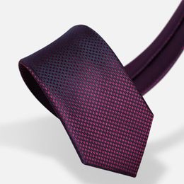 Bow Ties High Quality Purple Men's Tie Fashion Formal Wedding Business Necktie Brand Designer 7CM / 8CM Wide Male GiftBow