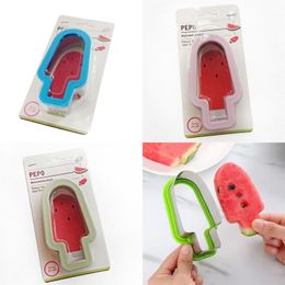 Watermelon Cutter Stainless Steel Cute Design Fruit Ice Cream Popsicle Slicing Gadget Tools