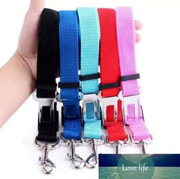 6 Colors Cat Dog Car Safety Seat Belt Harness Adjustable Pet Puppy Pup Hound Vehicle Seatbelt Lead Leash for Dogs 500pcs C0726x07