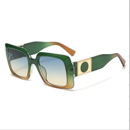 Summer Sunglasses Brand Man Woman Unisex Fashion green rainbow Glasses Retro Small Frame designer UV400 luxury 6 Color Optional