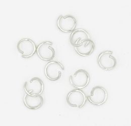 C Open Jump Rings for DIY Jewellery Accessories Keychains Bracelet Earring Necklace Repair Multiple Sizes available Silver