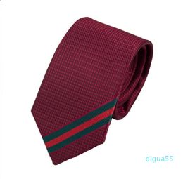 wine red tie personality diagonal stripe color matching insect formal wear business casual accessories unisex