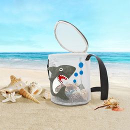 Party Seashell Beach Bags Mesh Shell Bag with Adjustable Straps Seashell Collecting Storagebag Summer Beaches Supplies for Kids