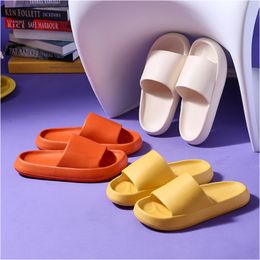 Ladies summer couples wear thick-soled EVA bathroom bath soft soled men's cool slippers Q06132