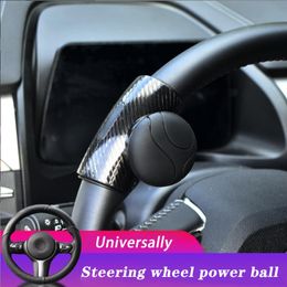 Interior Decorations Car Steering Wheel Spinner Knob Power Handle Ball Hand Control Grip Turning Helper Cars Auxiliary