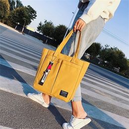 Womens Reusable Cotton Linen Eco Cloth Bag for Special Purpose Handbags Shopping Pouch Tote Y201224