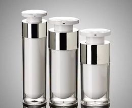 15ml 30ml 50ml acrylic vacuum bottle airless vacuum pump lotion for serum emulsion plastic foundation Cosmetic Container