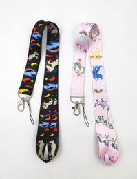 Cell Phone Straps & Charms 20pcs unicorn Cartoon lanyard Key Chain ID card hang rope Sling Neck strap Pendant boy girl Gifts #23