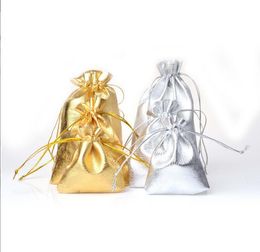 Drawstring Pouches Bags Jewelry Watches Earrings Bracelets Lipstick Baby Shower Party Wedding Favor Cookies Candy Bags 7x9 9x12 10x15cm 13x18cm