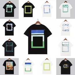 Mens Designer t shirts Luxury Letters Couple Clothes Fashion Casual Shirt Men Clothing Geometric Patterns Short Sleeve Cotton Tees womens Designers T-shirts3GHA
