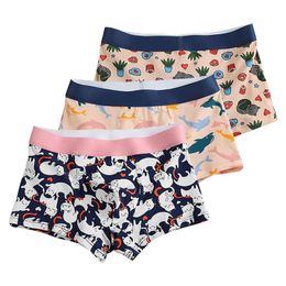 Underpants 3pcs/Set Boxer Men Fashion Cotton Boxers Underwear Man Slip Breathable Men's Sexy Panties Comfortable Male For MenUnderpants