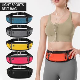 Professional Running Waist Bag Sports Belt Pouch Mobile Phone Case Men Women Hidden Gym Bags Pack 220520