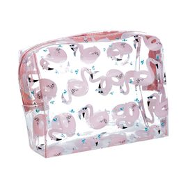 Fashionable Transparent PVC Duck Square Makeup Bag for Summer Cool Storage 1222622