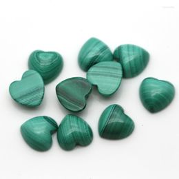 Other Loose Natural Gems 8mm Heart Cabaochon Malachite For Sale Wynn22