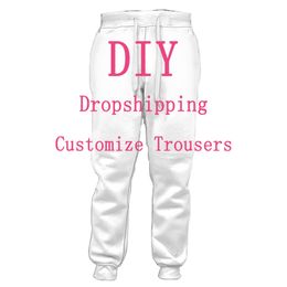 We Accept Dear Customer DIY Design Anime P o Star Singer Pattern Trousers Men Women 3D Print Streetwear Sweatpants B15 220704