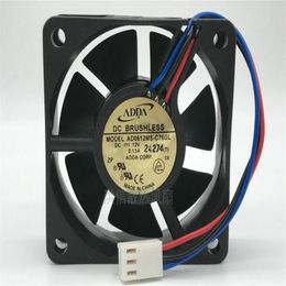 ADDA 60*60*20 6CM 12V 0.13A AD0612MS-C76GL 3 wire ultra quiet fan