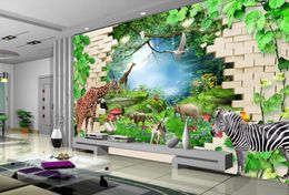 animal landscape 3D wallpaper mural living room bedroom background photo wallpapers on the wall 3d and 5d decaration murals for children
