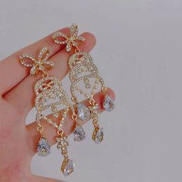 Dangle & Chandelier boho long earrings ear piercing fashion Jewellery for women korean earrings
