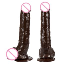 11" Dildo Realistic Super Soft with Suction Cup Base for Hands-free Play Perfect Women's Vaginal G-spot and Anal