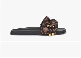 Luxury 2022 sandals women's slippers men's slippers leather hook and loop casual shoes size 35-42 with luggage dust bag