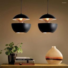 Pendant Lamps Nordic Apple Led Black White For Kitchen Bedside Dining Room Design Chandelier Home Decor Indoor Lighting FixturePendant