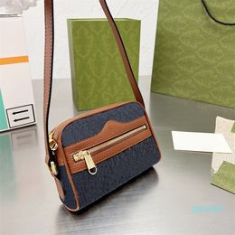 Womens Favourite designer camera bags 2022 zipper Single shoulder bag trendy letter print pattern evening mini women luxury crossbody 6636