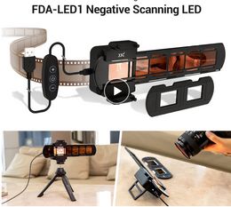 FDA-LED1 Negative Scanning LED Light Set 35mm Film Scanner with Strips & Slides Holder Photo Scanners Film Digital Converter