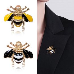 Pins, Brooches Cute Animal Brooch Pins For Women Bling Rhinestone Cartoon Bee Butterfly Scorpion Pin Jewelry Wedding Party Gifts