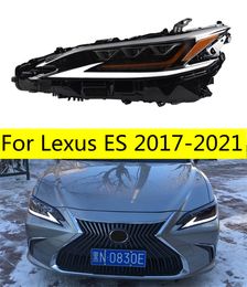 Car Lights For Lexus ES Es200 ES260 ES300h Head lamps LED Headlight 20 17-2021 DRL Turn Signal Light Replacement