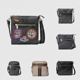 Bags Messenger Bag Cross Body Tiger Black Leather Clutch Snake 21cm/27cm #cx04