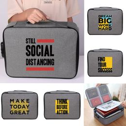 Duffel Bags Briefcase Documents Organiser Men Women Outdoor Travel Credentials Luggage Storage Bag Waterproof Safe Functional File HandbagDu