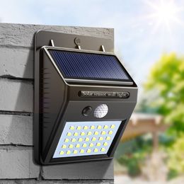 Güneş enerjisi LED Gece Işık Pir Hareket Sensörü Işık Dış Duvar Lambası Bahçe Gece Lambası Su geçirmez Bahçe Yolu Aydınlatma 201028