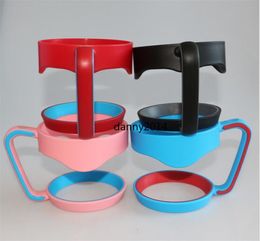 Outdoor Gadgets Portable Plastic cup Hand handle Holder Mugs black mug Holder For 20 oz 30 oz Cups Handle for hiking Travelling