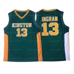 Custom Ingram High School Basketball Jersey Men's All Ed Green Size S-4xl Name and Number Top Quality