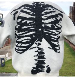 Women Sweater oversize Winter Harajuku Skeleton Graphics Knitting korean fashion Y2K Ladies sweater Pullover punk Grunge clothes