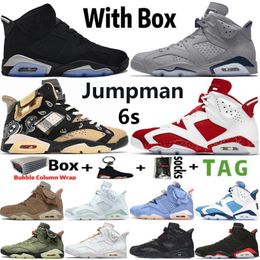 2023 Jumpman 6 OG 6s Mens Basketball Shoes Georgetown Oreo Metallic Silver Mint Foam Electric Green DMP UNC Black Cat Men Sport Women Sneakers Trainers Size 13 With Box