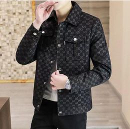 Men's Jackets Luxury Casual Fashion Slim Fit Korean Autumn Bomber Jacket Men Plain Windbreaker Baseball Coats Men Clothes