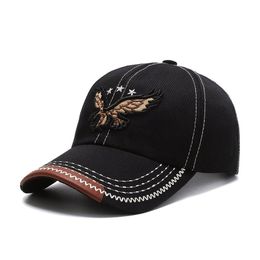 Fashion Embroidery Eagle Stars Baseball Caps for Men Women Stylish Design Adjustable Strapback Cap Hat Sports Dad Hats High Quality