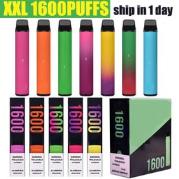-1600 Puffs Einweg-Vape-Stift-E-Zigaretten-Gerät Pod Kit 6,5 ml Patronen Vape vorgefüllt