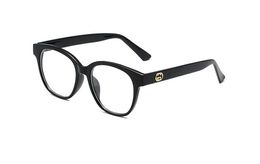 0040 Man Designer Sunglassess Flat Mirror Sunglasses Gentleman Stripes Trendy Eye Protection Printed Oval Frame Women Glass
