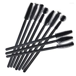 Eyelash Curler 50 Pcs Disposable Silicone Eyelashes Brushes Applicator Eye Lash Mascara Wands Brush Extension Women Makeup Tools Harv22