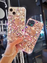 Luxury with diamond phone cases iPhone 14 13 Pro max 12 ProMax 11 11Pro Network red full water diamond high-grade all-inclusive new