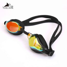 Professional Men Women Swimming Goggles Anti Fog Leak UV Protection Swim Eyewear Adjustable Adult Glasses for swimsuit sport Y220428