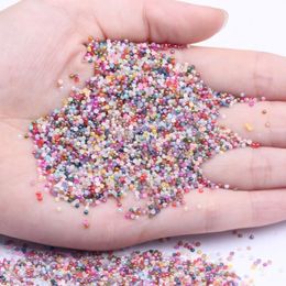 nail craft UK - Nail Art Decorations 1.5mm Small Half Round Pearls 1000pcs Many Colors Flatback Glue On Crafts Resin Scrapbooking Beads DIY Jewelry Nails Ar