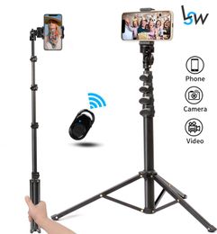 Tripods Tripod For Phone With Bluetooth Mobile Holder Stand IPad Camera Pography Selfie Stick Vlogging Live TiktokTripods